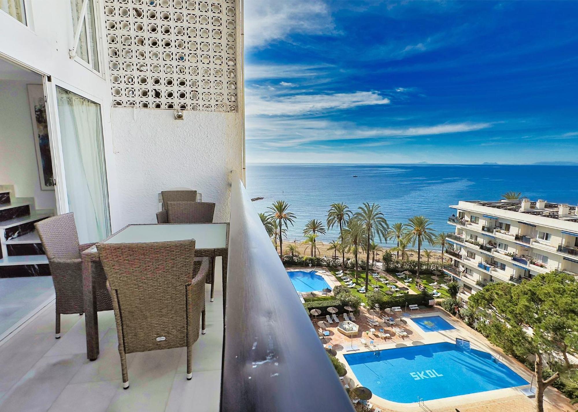 Skol 508 West Facing Duplex Apartment With Amazing Sea Views Marbella Dış mekan fotoğraf